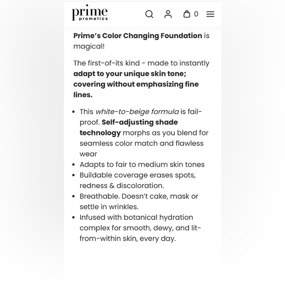 Color Changing Foundation - Flawless Finish - Picture 8 of 10